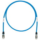 パンドウイットコーポレーション CAT6A・CAT6 シールドパッチコード 40m 青 STP6X40MBU