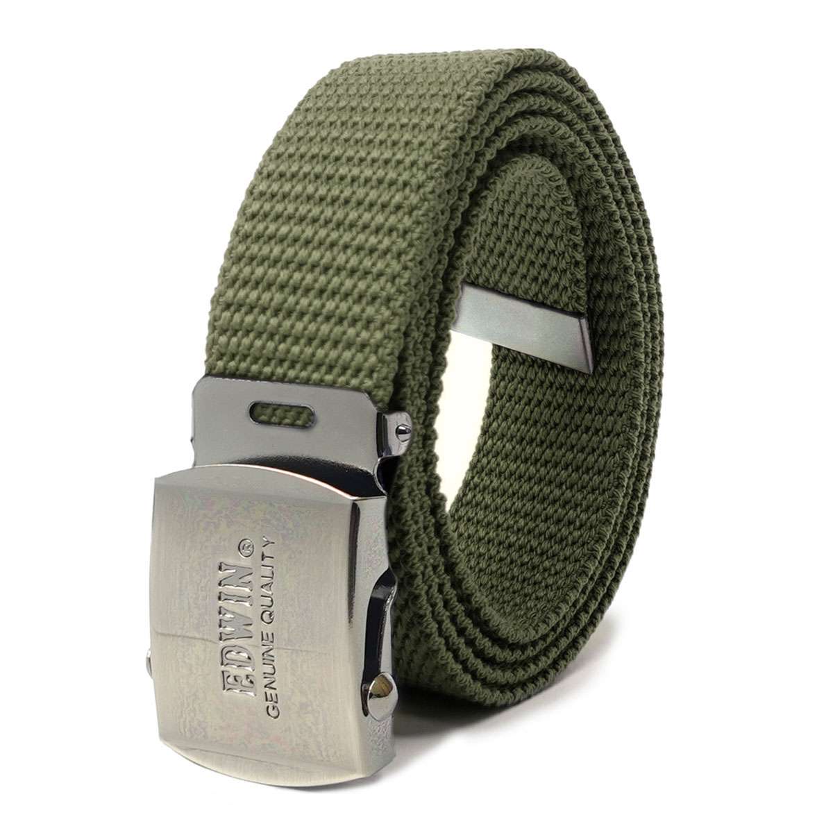 EDWIN 0101298 32mm GIベルト M（カーキ） 22269270-KHK エドウィン