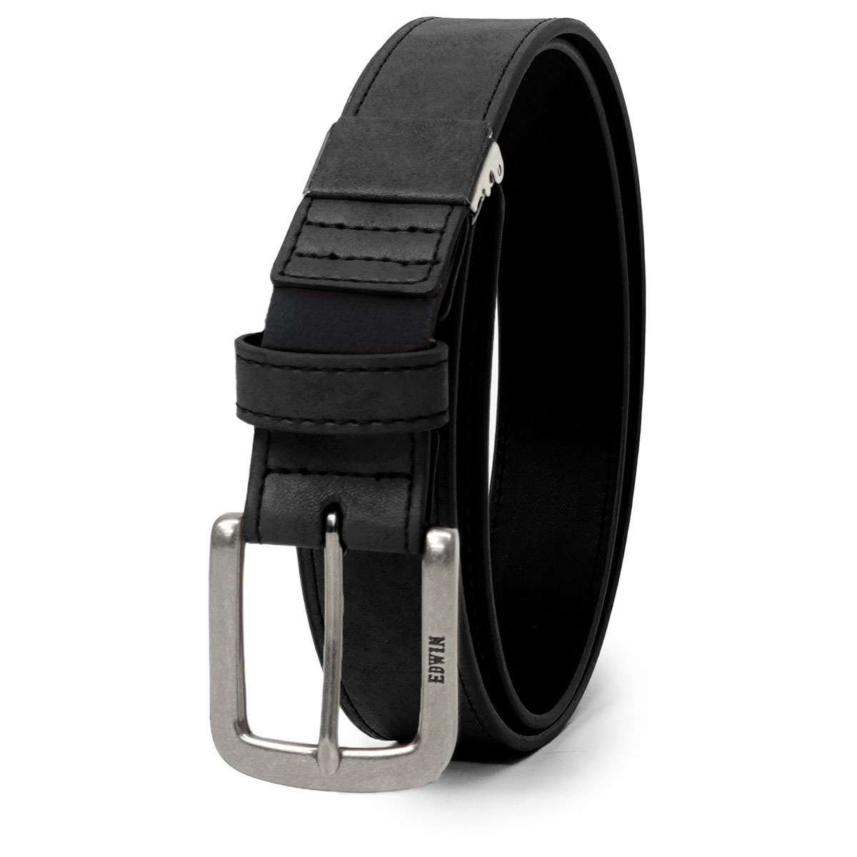 EDWIN 0111155 35mm PU ヘッドストレッチベルト（ブラック） 22269274-BLK エドウィン