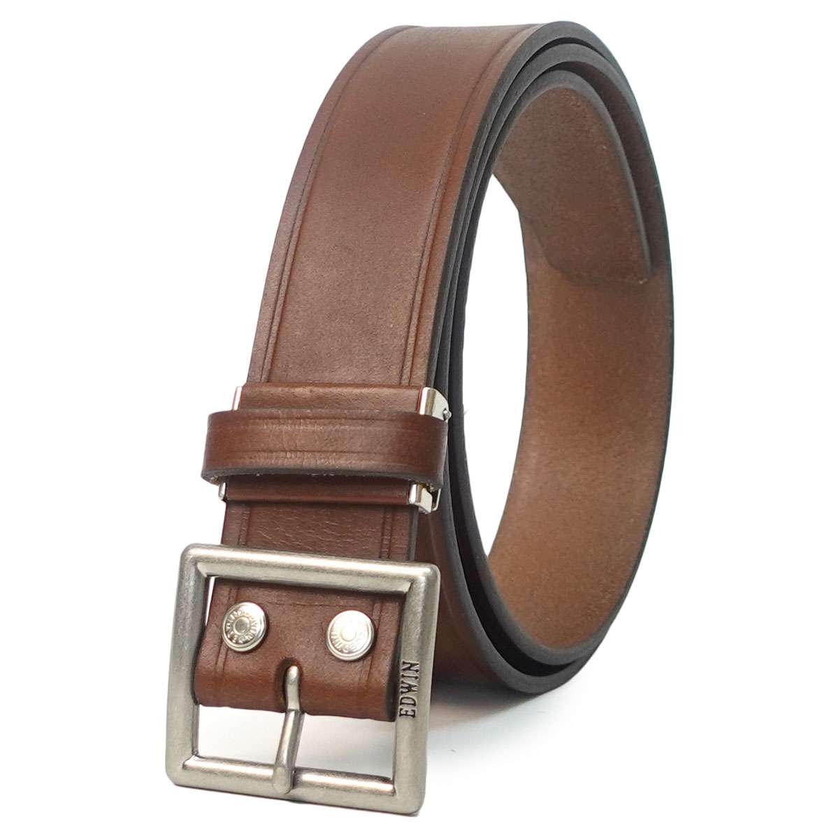 EDWIN 0111130 40mm ギャリソンベルト（ブラウン） 22269288-BRN エドウィン