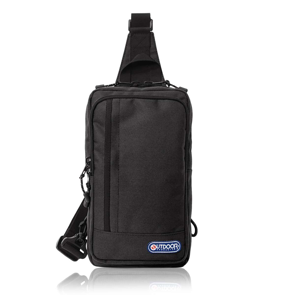 OUTDOOR PRODUCTS ルミナス スクエア ボディバッグ（ブラック） 22469080-BLK アウトドアプロダクツ
