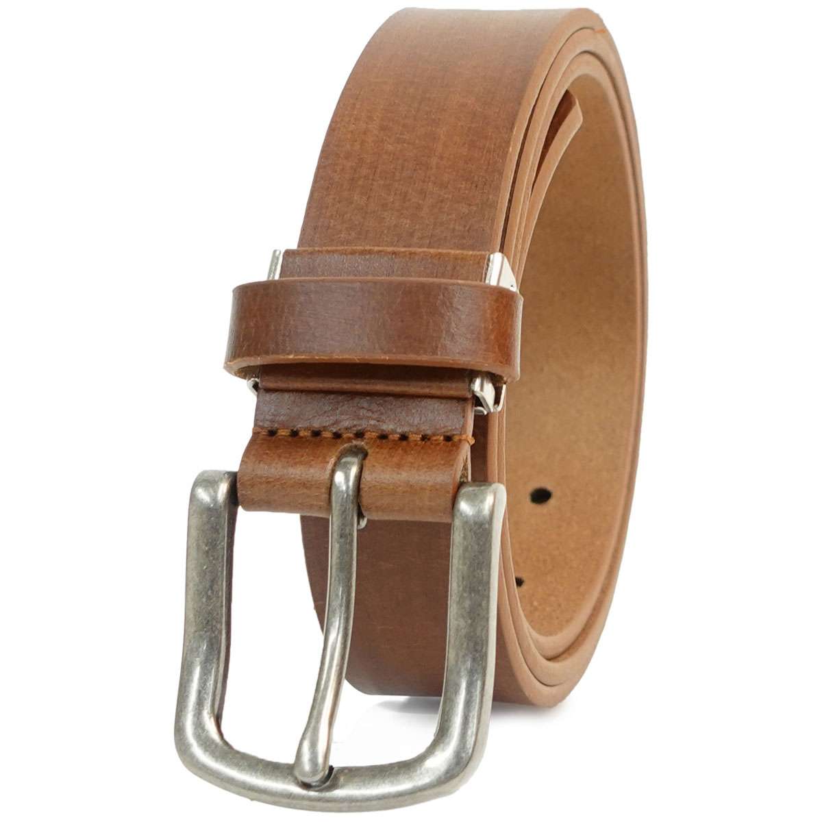 EDWIN 0111222 日本製 33mm プレーンベルト（ブラウン） 22269311-BRN エドウィン