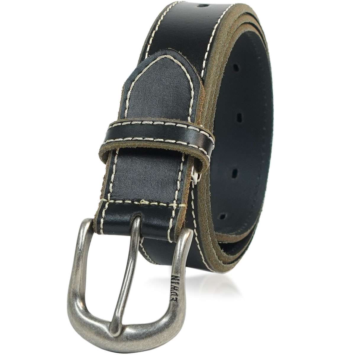 EDWIN 0111229 日本製 35mmパンチングベルト（ブラック） 22269313-BLK エドウィン