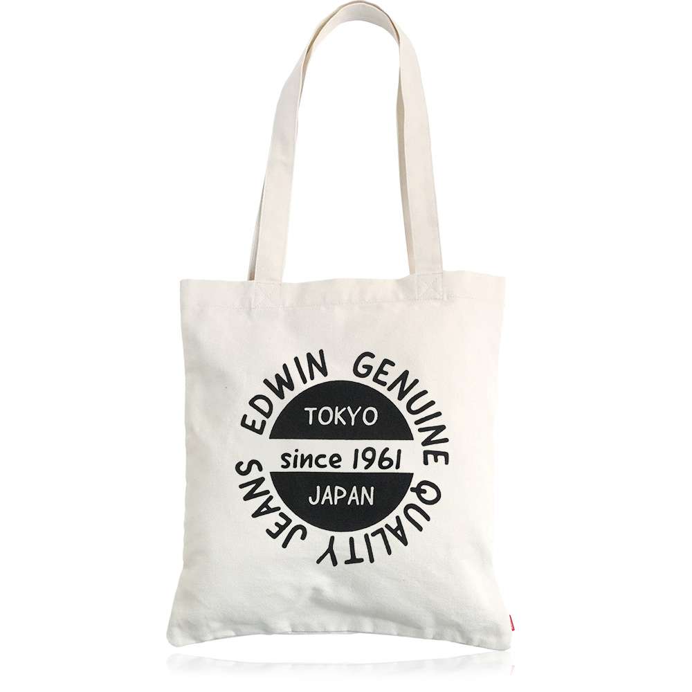 【返品種別A】□「返品種別」について詳しくはこちら□※画像はイメージです。◆コットン風ポリエステル生地にワンカラープリントがアクセントになったトートバッグ■　仕　様　■サイズ：横36×縦40cm素材：ポリエステル[22269320OFF]ファインプラスアウトドア＞アウトドア用品＞バッグ＞トートバッグ