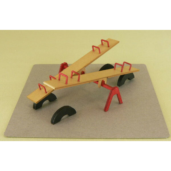 さんけい シーソー みにちゅあーと・プチシリーズ（ノンスケール）【MP01-18】 組立キット