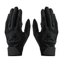 DOM-6001311-001-LG アンダーアーマー UAクリーンアップ バッティンググローブ ノンカラー(Black/Black/Black・サイズ:LG) UNDER ARMOUR(4)