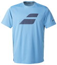 BUP5511C-BL00-M BabolaT(バボラ) メンズ プラクティス 半袖シャツ(ブルー・サイズ:M) CLUB SHORT SLEEVE SHIRT