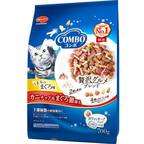 コンボ キャット まぐろ味・カニチップ・まぐろ節添えのパッケージ
