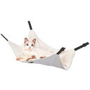 猫用ハンモック necoco 広々寝られる キャットハンモック グレイ ペティオ W27633Nキヤツトハンモツクグレイ