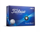 ゴルフ T4014S-FW-J タイトリスト ツアーソフト エイム 360° ゴルフボール 1ダース 12個入り (ホワイト) Titleist TOUR SOFT AIM 360°