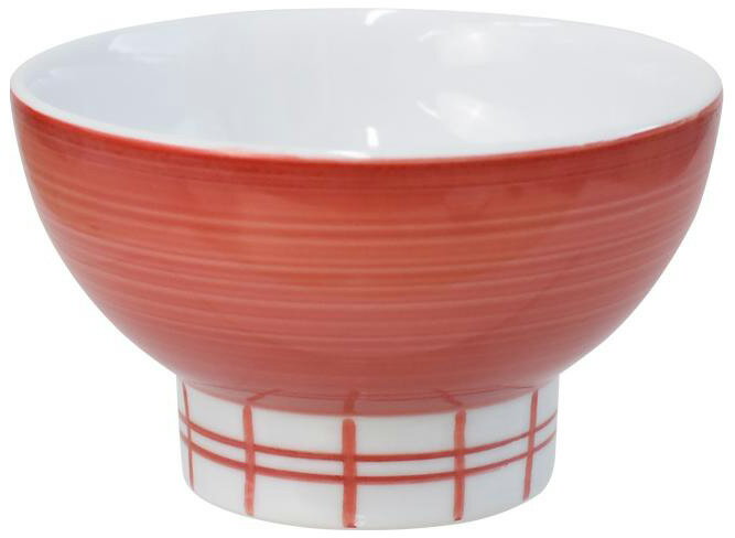 三百十日商店 三百十日商店 茶碗（赤格子） IPCHAWAN-1A-2C [IPCHAWAN1A2C]