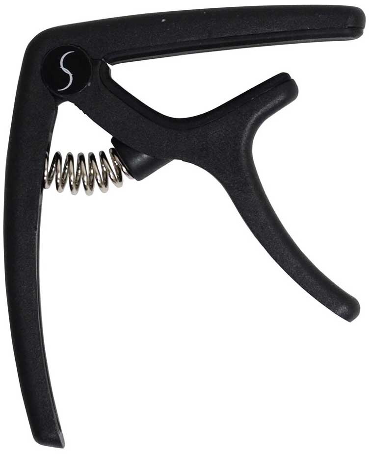 【返品種別A】□「返品種別」について詳しくはこちら□◆ワンタッチで装着可能なカポタスト。◆ギターに取り付けることで難しいコードも比較的簡単に押さえることができます。[SCP01BKKC]S.Yairi（ヤイリ）楽器・レコーディング＞楽器アクセサリー＞カポタスト