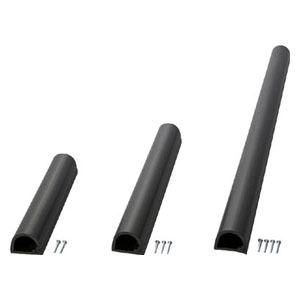 光 D型プロテクター 長さ300mm（黒） KDSP310