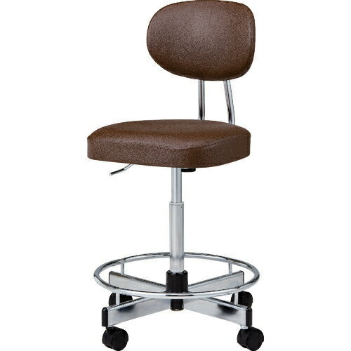 樂天商城 - ノーリツ 導電オフィスチェア 導電ビニールレザー 肘なし（ダークブラウン） TL-E17L-Z-DBR [TLE17LZDBR]