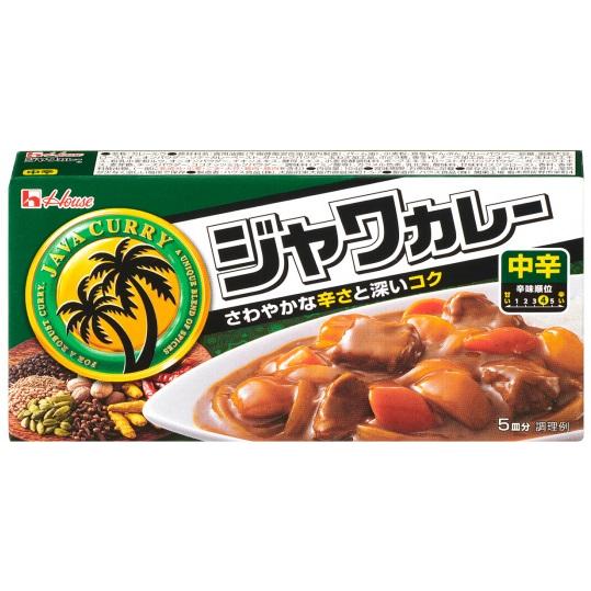 ジャワカレー　＜中辛＞　104g ハウス食品 ジヤワカレ-チユウカラ104Gのサムネイル
