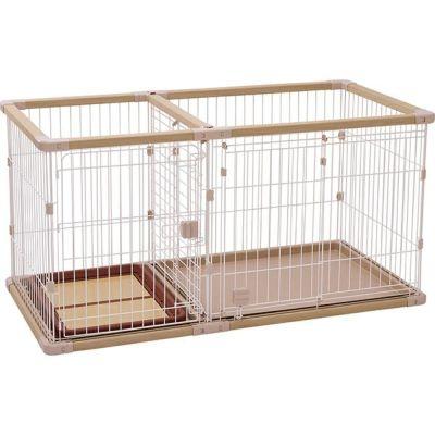 犬用品 トイレのしつけが出来る ドッグルームサークルPlus ベージュ ワイド ペティオ W27670サクルPLUSベ-ジユW