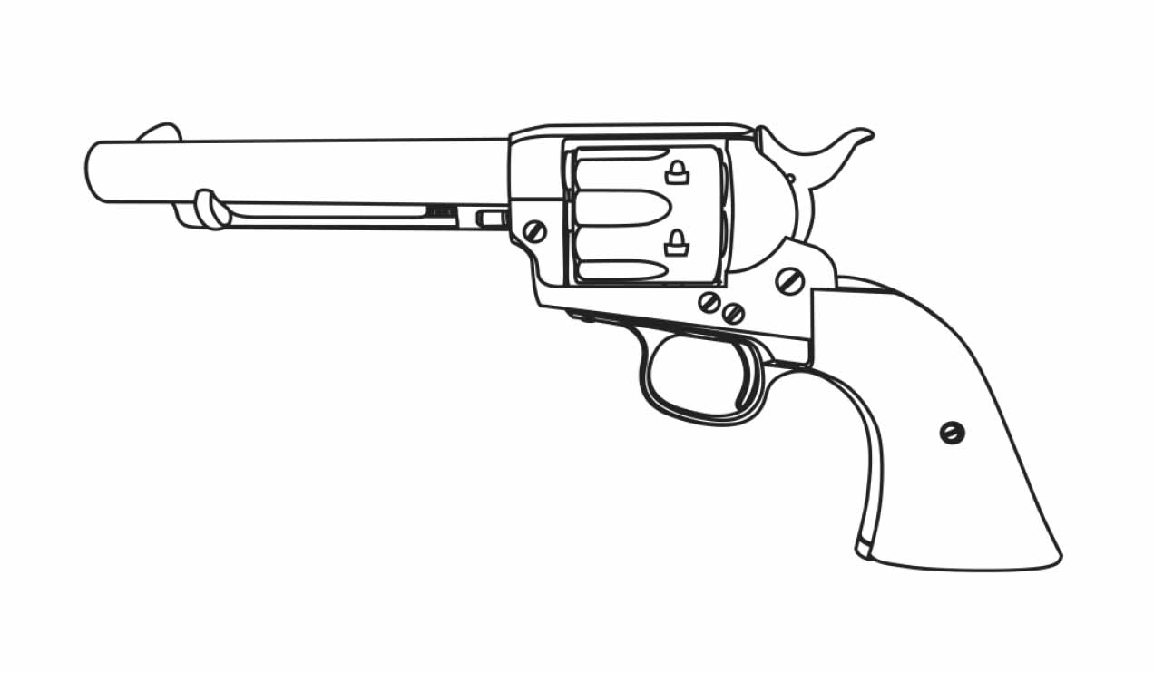 マルシン SAA 1st Gen. Late アーティラリー エクセレントヘビーウエイト 木製グリップ【対象年令 18才以上用】 エアガン