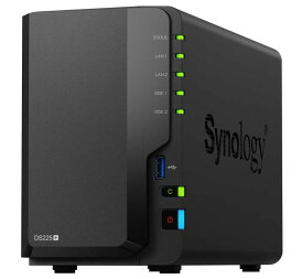 Synology|シノロジー Intel 4コアCeleron J4125搭載2ベイNAS DS225+ DS225+