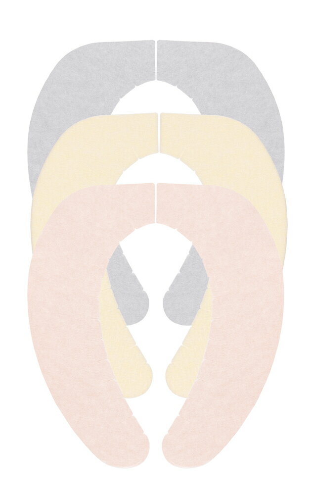 サンコー 消臭便座シート3色組（ベージュ/アイボリー/グレー） KZ-04 [KZ04サンコ]