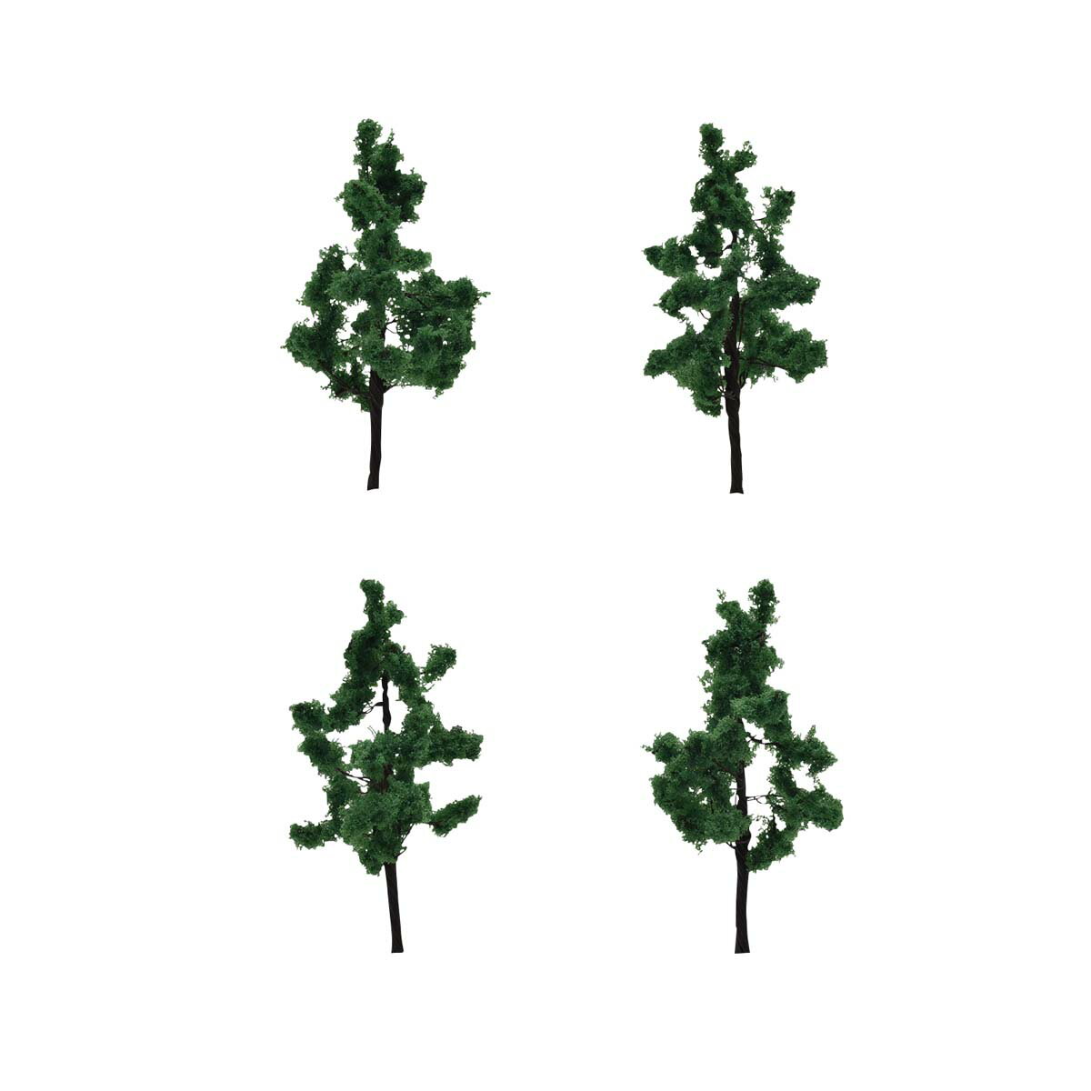 ［鉄道模型］トミックス 8208 針葉樹（ディープグリーン・4本セット）