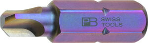 PB C6.189/1 PBスイスツールズ DIN ISO 1173 準拠 形状 C 6.3(1/4)HEX トライウィングビットTri-Wing 対辺1mm PB Swiss Tools PB C6.189/1