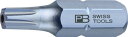 PB C6.400B/27 PBスイスツールズ DIN ISO 1173 準拠形状 C 6.3(1/4) HEX ヘクスローブビット、いじり止めネジ対応 刃先T...