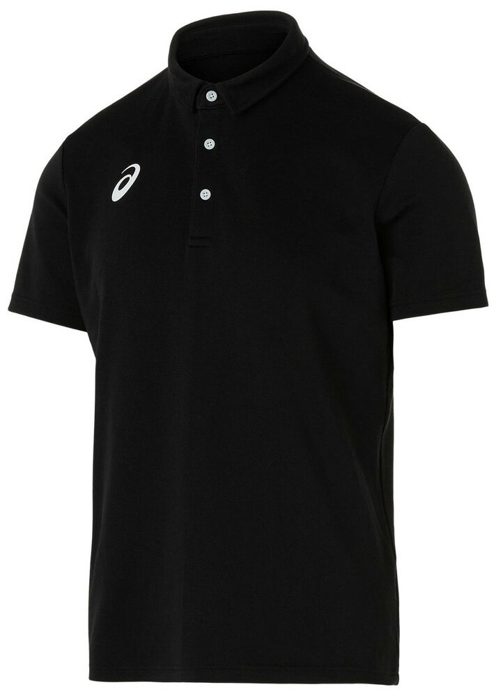 アシックス ドライ半袖ポロシャツ（PERFORMANCE BLACK・サイズ：M） 2031E953-001-M asics