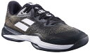3A0S25B629-2001-26.0 BabolaT(バボラ) メンズ テニスシューズ ジェットマッハ3 オールコート(ブラック×ホワイト・サイズ:26....