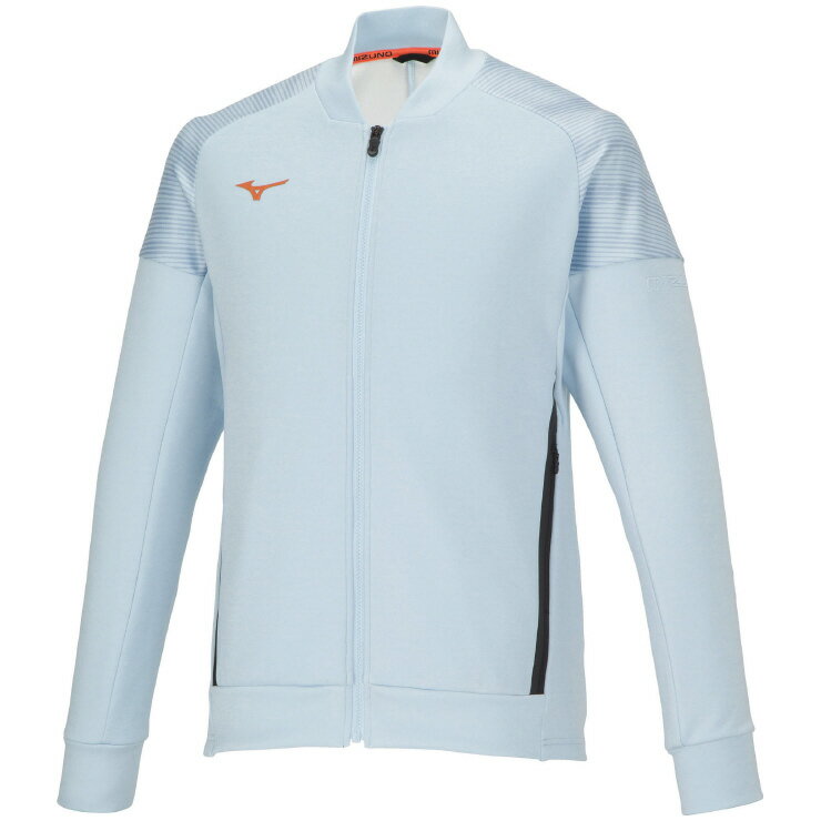 ミズノ ストレッチスウェットジャケット（ベビーブルー杢・サイズ：L） 32MCA05529L MIZUNO メンズ