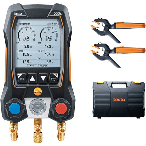 テストー デジタルマニホールド testo 550s セット 0564 5502 55 testo