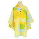 392 plus m キッズポンチョ(shine.YE・サイズ:M/100~120cm) BF014615-1B-2H