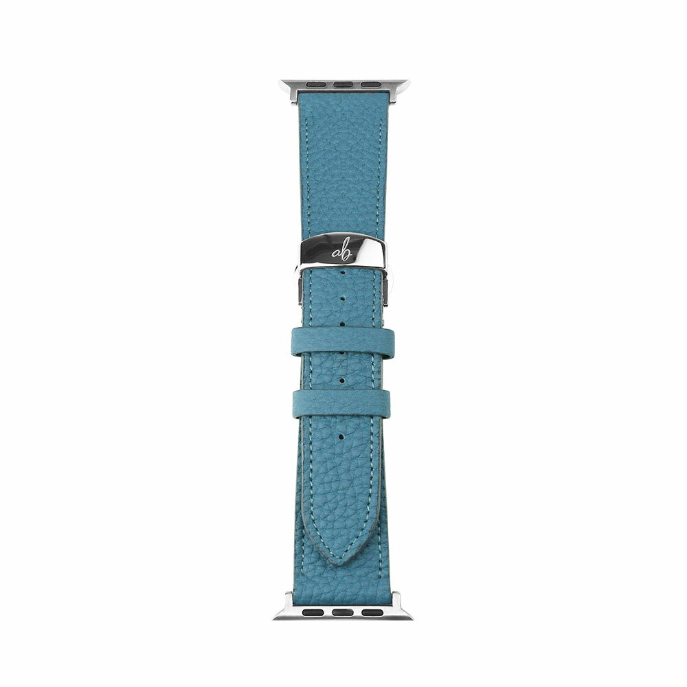 abbi Apple Watch 49/46/45/44mm シュランケンカーフバンド セルリアンブ ...