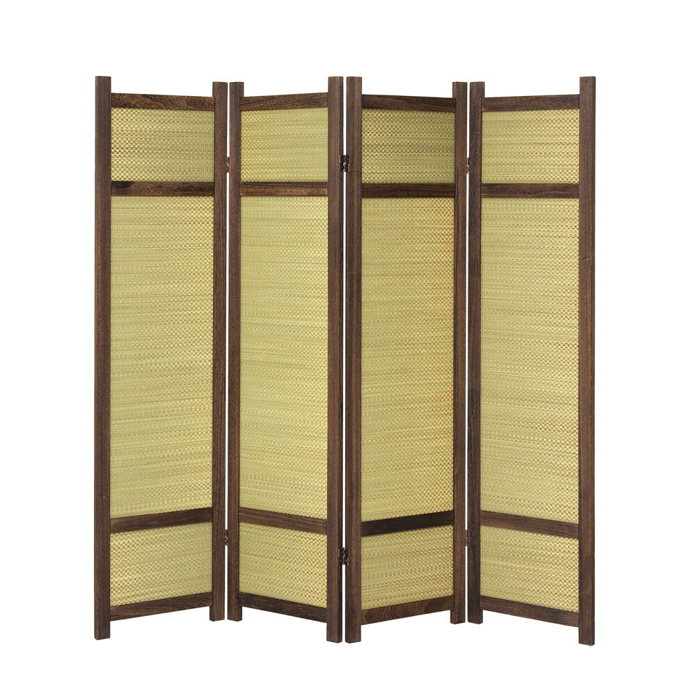 クロシオ 焼桐 スクリーン4連 64857(クロシオ) [64857クロシオ]