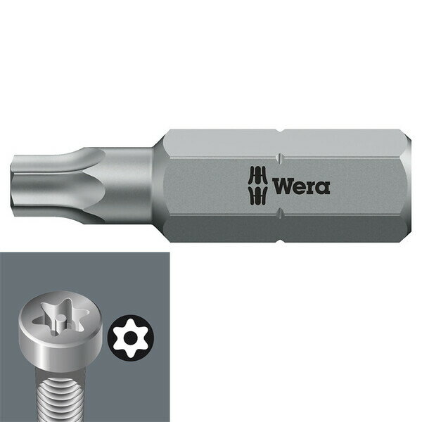 Wera 867/1 Z いじり止めトルクス いじり止め付トルクスビット TX40 刃長25mm 066530