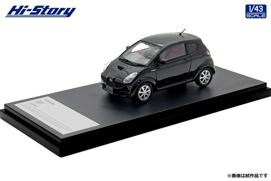 ハイストーリー 1/43 SUBARU R1 S (2005) オブシディアンブラック パール【HS511BK】 ミニカー