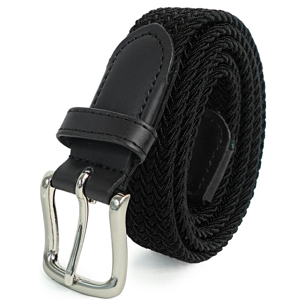 EDWIN 0111143 ストレッチメッシュベルト デニスラ 30mm（ブラック） 22269325-BLK