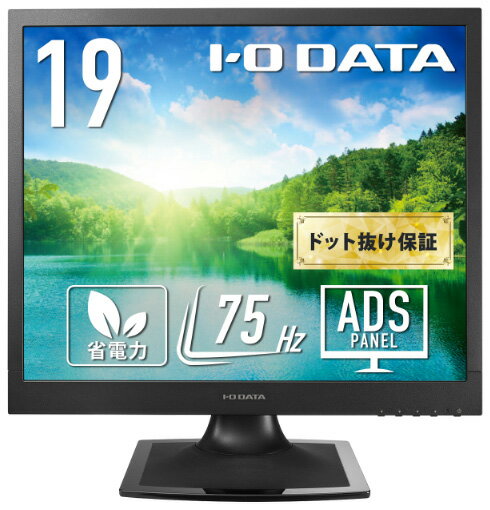アイ・オー・データ機器|I-O DATA 液晶ディスプレイ(19型/ADS/SXGA 1280×1024/75Hz/5ms/D-Sub・DVI-D/VESA/5年保証・無輝点保証)(ブラック) アイオーデータ LCD-SAX191Dシリーズ LCD-SAX191DB アイ・オー・データ機器|I-O DATA 液晶ディスプレイ(19型/ADS/SXGA 1280×1024/75Hz/5ms/D-Sub・DVI-D/VESA/5年保証・無輝点保証)(ブラック) アイオーデータ LCD-SAX191Dシリーズ LCD-SAX191DB