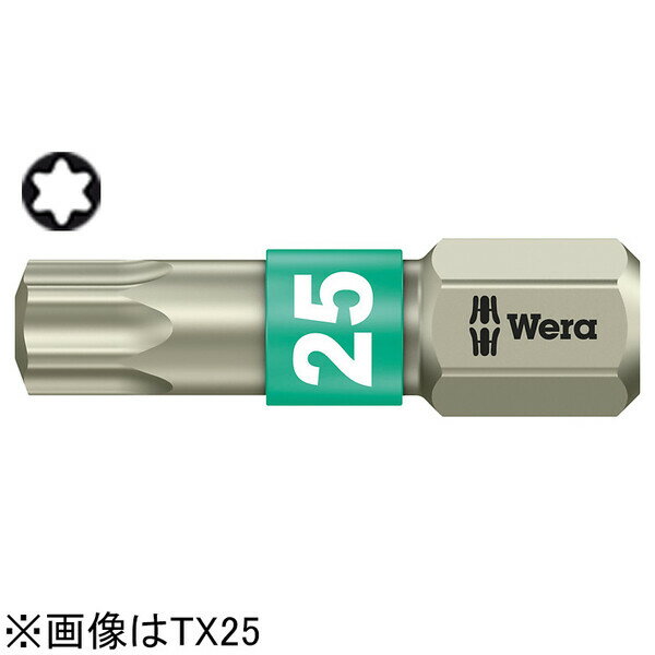 【返品種別B】□「返品種別」について詳しくはこちら□◆専用のビットホルダ(053923）と併用することで、2つのトーション(バイトーション)が作用し、ビットの長寿命化を実現しています。■　仕　様　■シャンク径:6.35mm刃先：T10全長（mm）：25質量：4.8g[071032WERA]Weraアウトドア＞DIY・工具＞電動・油圧・空圧工具＞ドライバービット