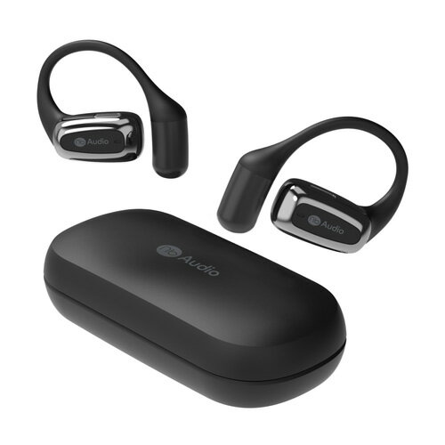 （nb）Audio 完全ワイヤレスBluetoothオープンイヤー型イヤホン（ブラック） OPN2-BK Open+2