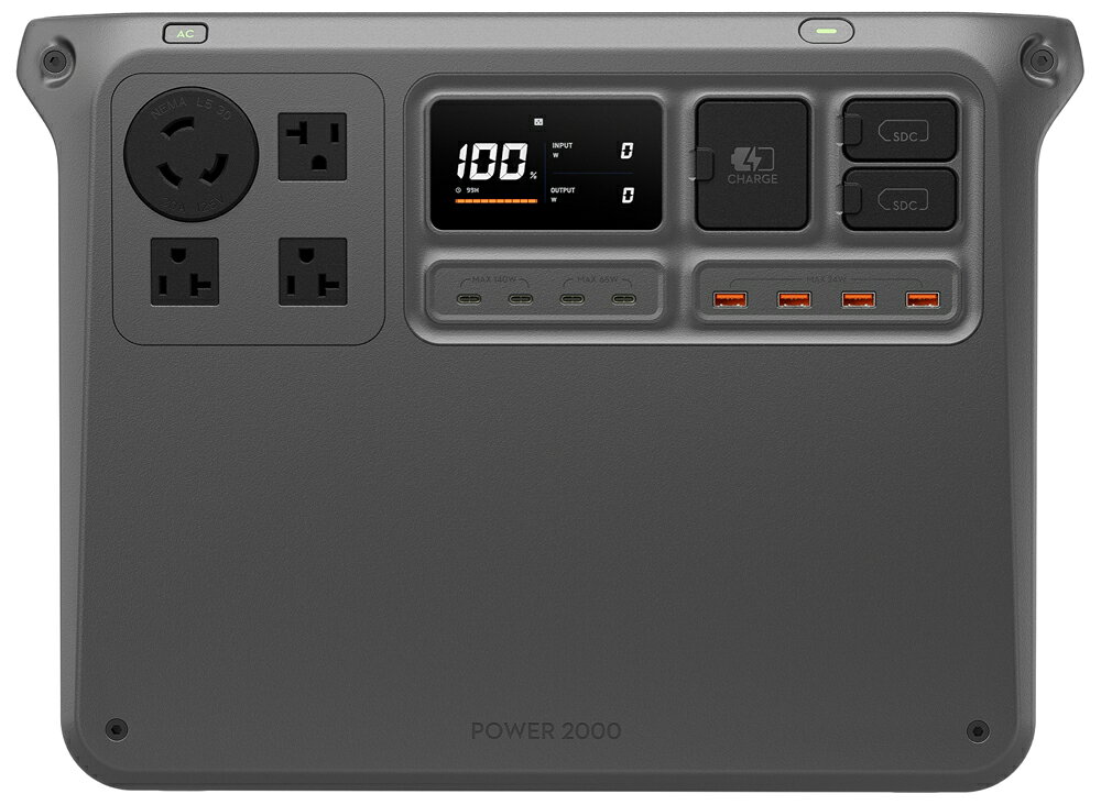 DJI JAPAN ポータブル電源 2048Wh AC出力コンセント4口 USB-C出力搭載 DY0037(2000...