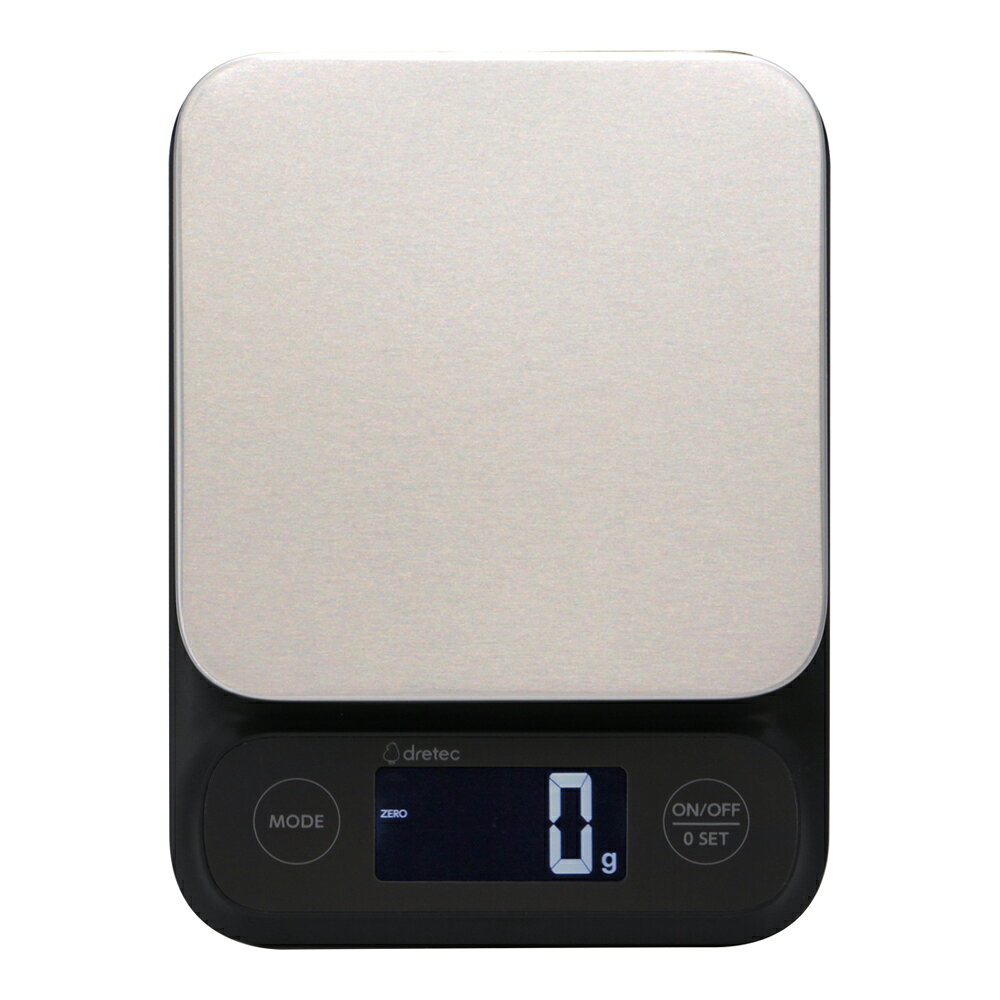 Kitchen Scales - ドリテック キッチンスケール　ブラック KS-516BK dretec デジタルスケール「テリージュ」5kg/1g [KS516BK]