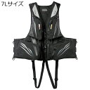 アルテマシールドプロフローティングベスト7Lサイズ(ブラック×ブラック) がまかつ アルテマシールドプロ フローティングベスト 7Lサイズ(ブラック×ブラック) Gamakatsu ライフジャケット