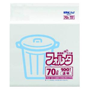日本サニパック 環優包装70L透明 F7CCL