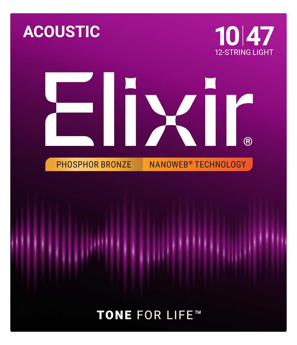 エリクサー 12弦用・アコースティックギター弦（.010-.047） 16152(ELIXIR) Elixir Anti-Rust Phosphor..