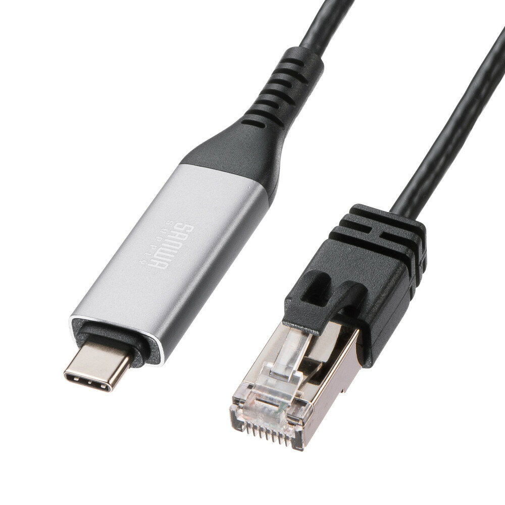 ����掠�ץ饤 USB Type-C LAN�Ѵ������֥��Gigabit�б���3m�� KB-SL6CLAN03BK