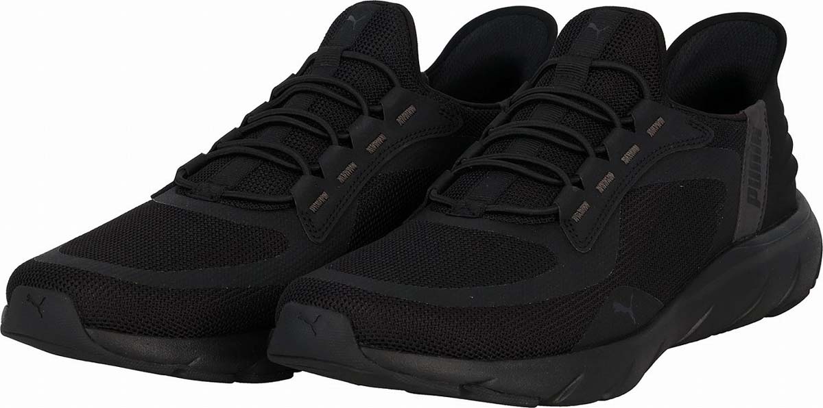 プーマ ユニセックス ソフトライド フレックスレース イーズイン ALT シューズ（PUMA Black/Flat Dark Gray・サイズ：22.5cm） PJ-31199602-225 PUMA