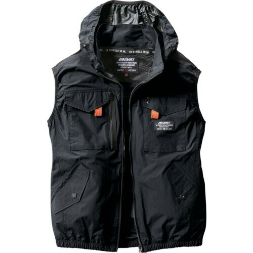 バートル ACタクティカルベスト AC1154 35ブラック XL AC1154-35-XL BURTLE