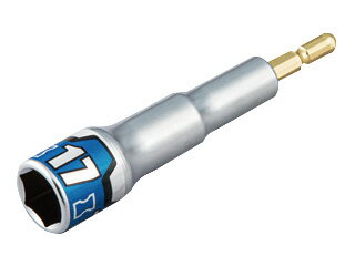Rakuten - KTC(京都機械工具) 6.35mm インパクトドライバ用ソケットビット「難攻不落」 対辺17mm BZP63A-17