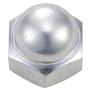 トラスコ中山 袋ナット　三価白　サイズM6X1．0　32個入 B7390006