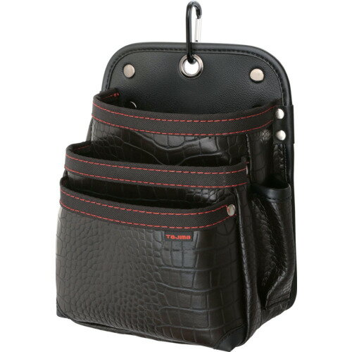 TJMデザイン セフツイン腰袋　クロコ(合皮)　3段大 SFKBG-3L2H TJMデザイン